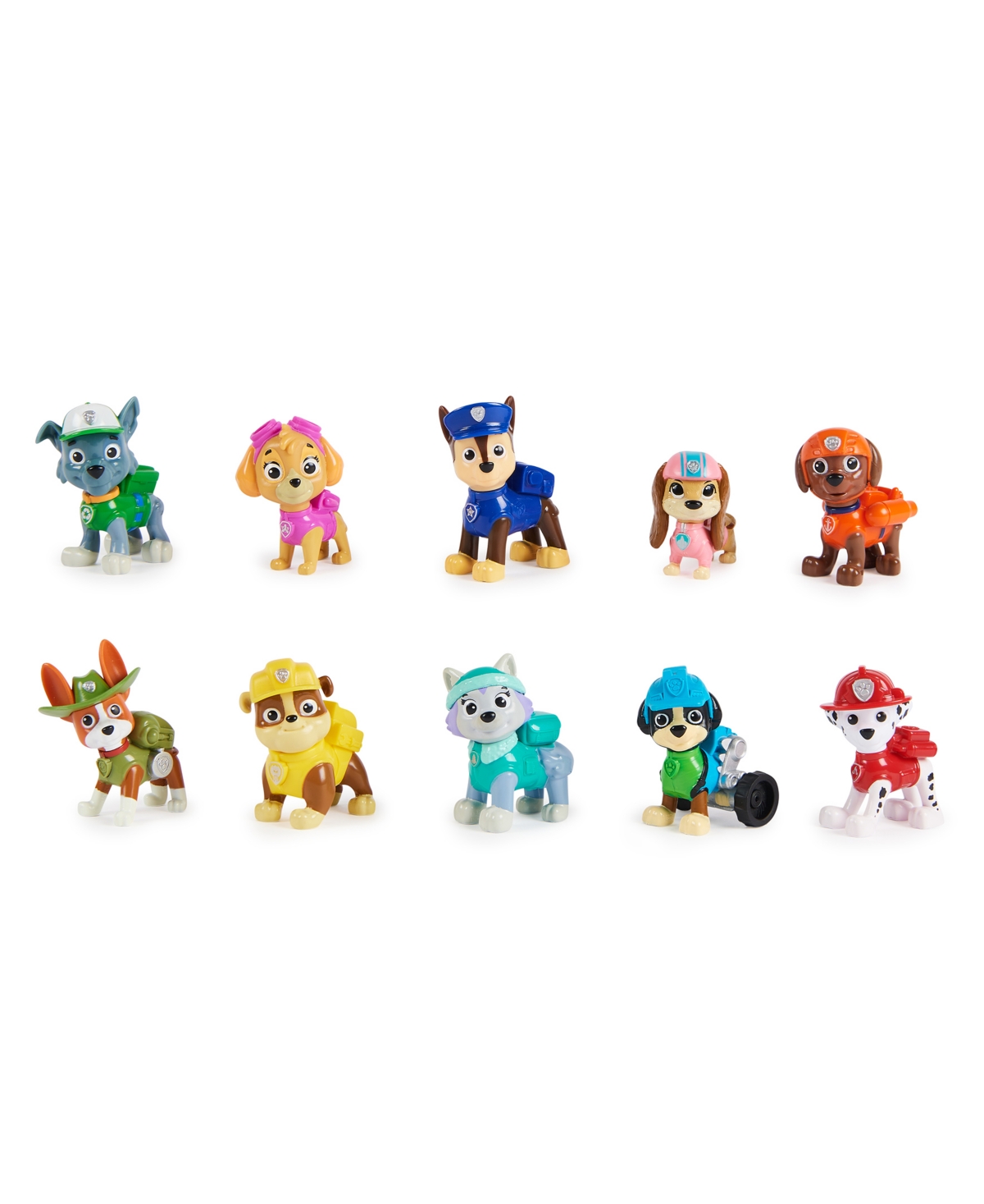 Paw Patrol All Paws On Deck Toy Figures Gift Pack With 10 Collectible Action Figures In Multi-color