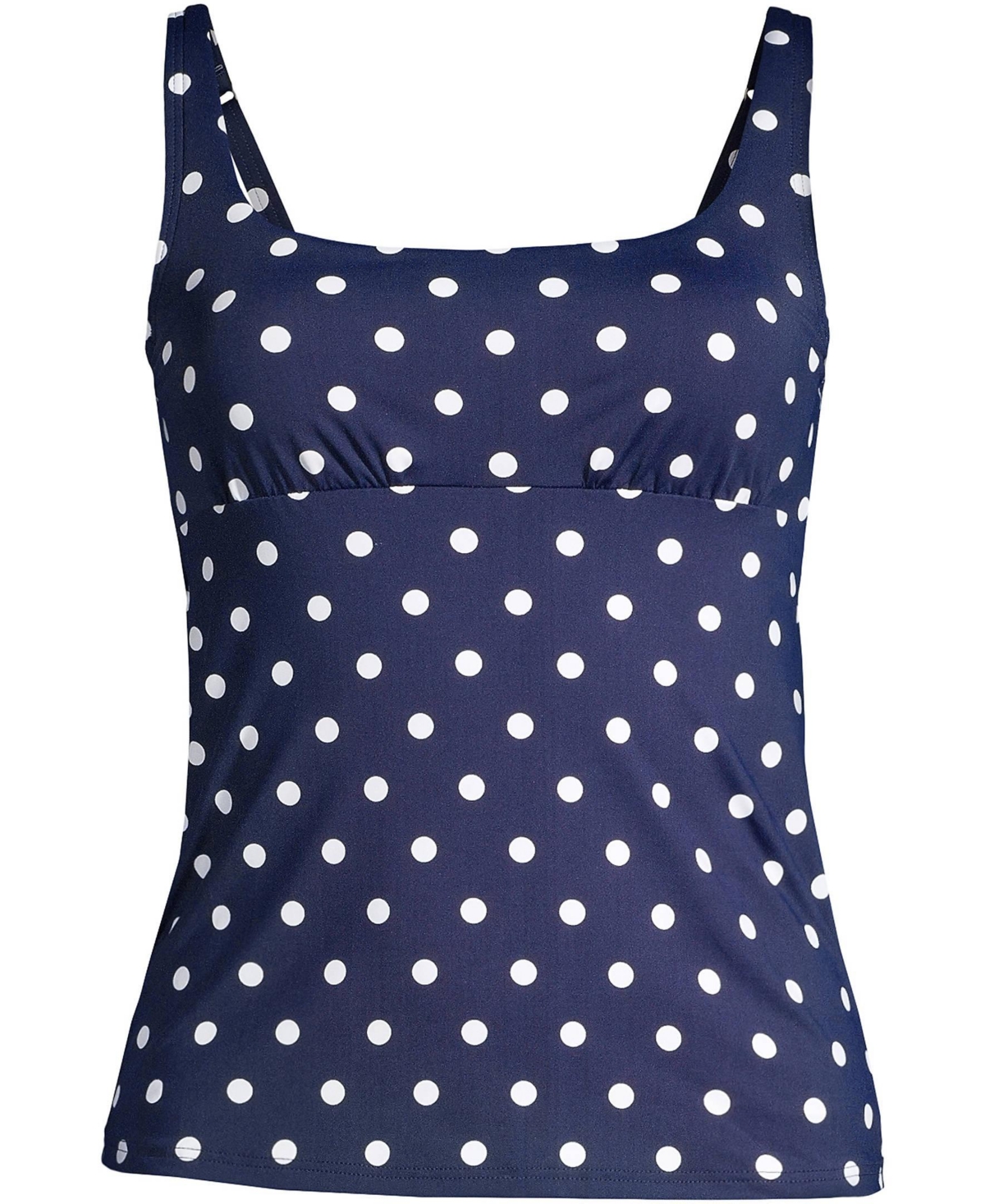 Lands' End Women's Square Neck Underwire Tankini Swimsuit Top