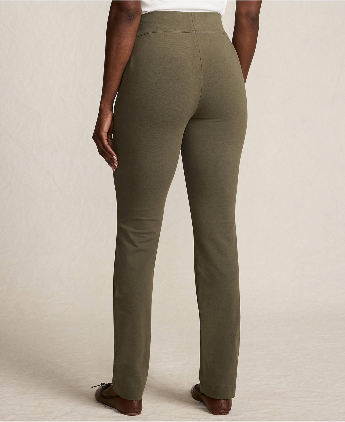 Lands' End Women's Tall Starfish Mid Rise Slim Leg Pants
