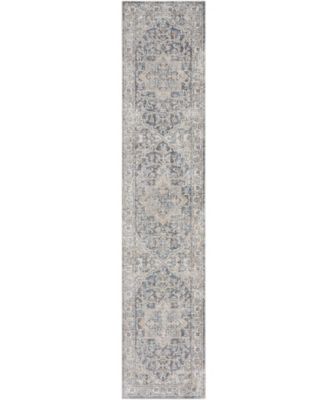 Astra Machine Washable ASW12 2'2" x 8' Runner Area Rug