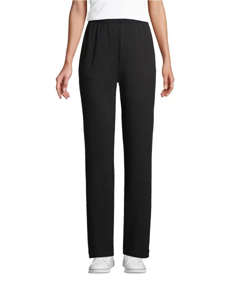 Women's Sport Knit High Rise Pants - Black
