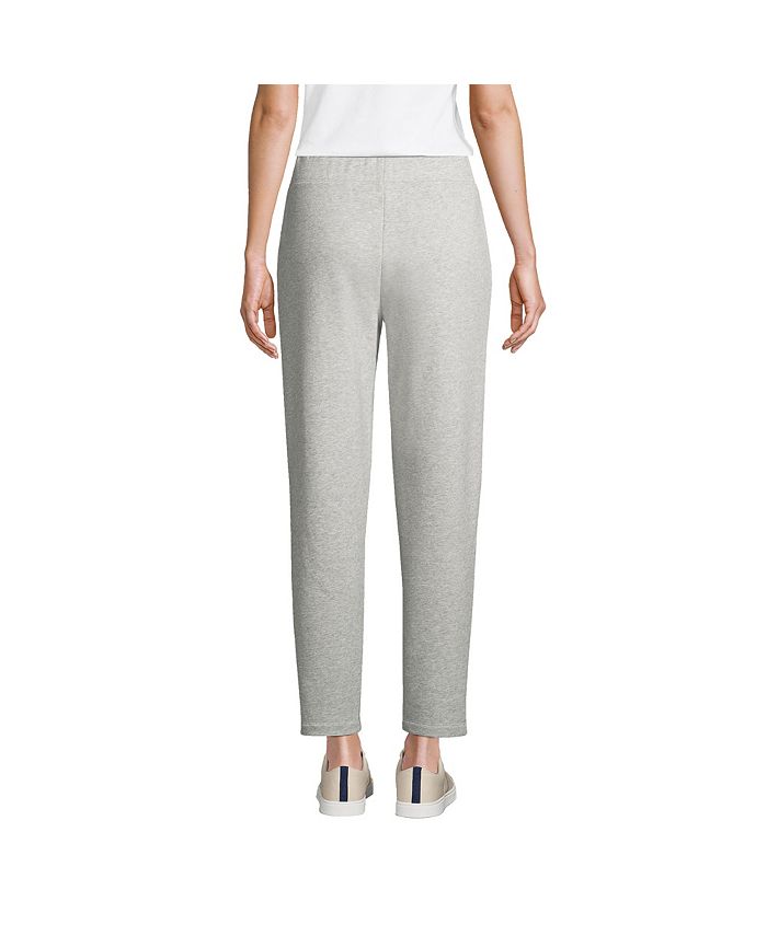 Lands' End Women's Tall Serious Sweats Ankle Sweatpants Macy's