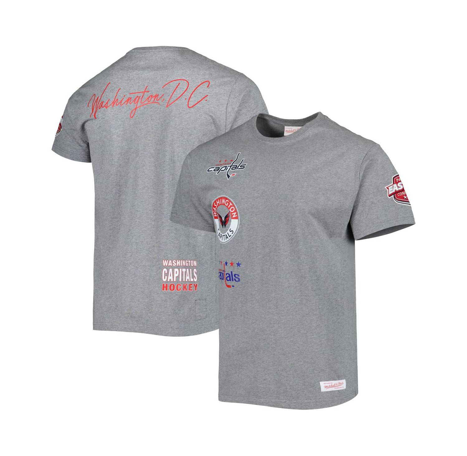 Men's Heather Gray Washington Capitals City Collection T-shirt