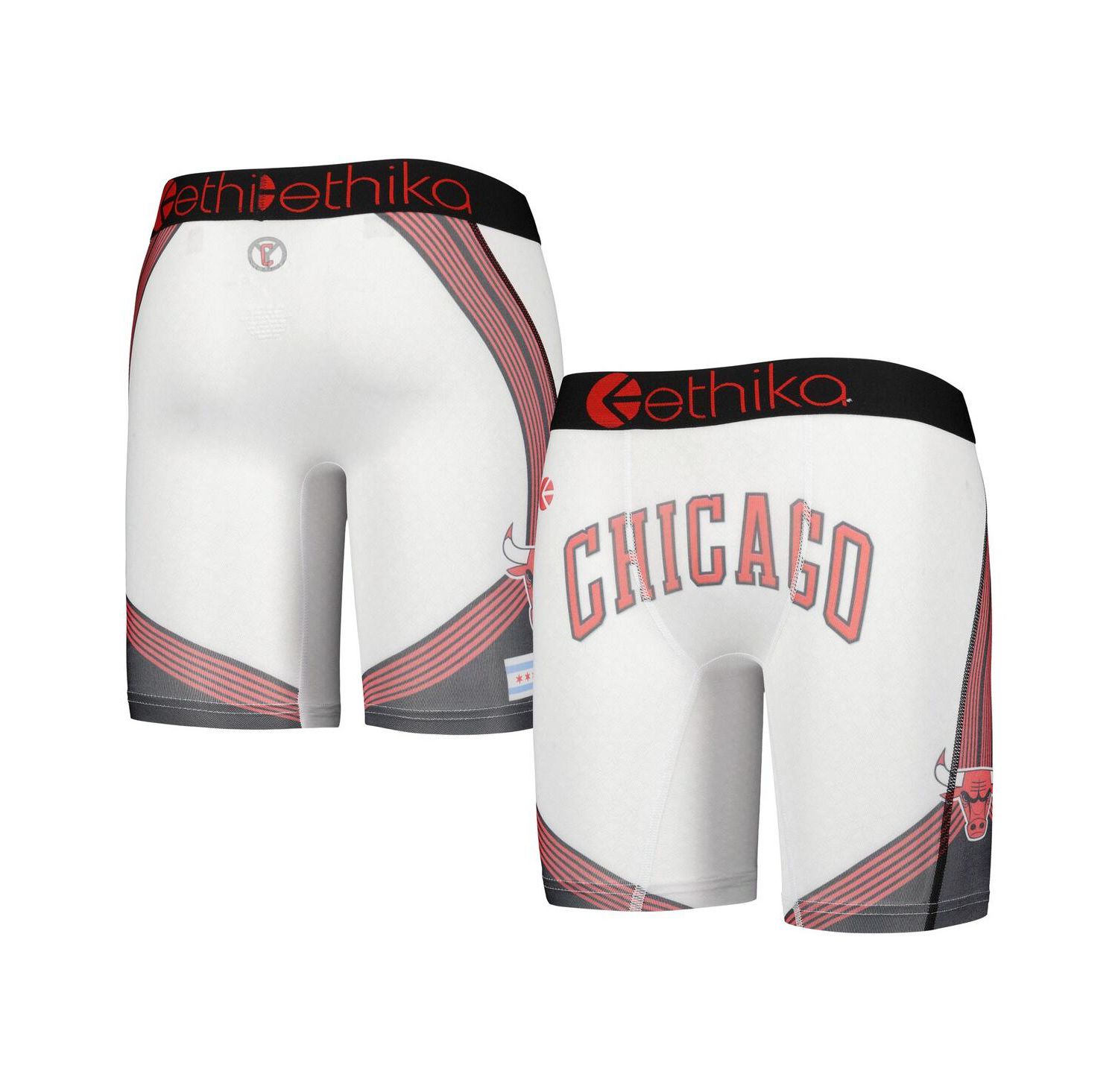 Youth Boys and Girls Red Chicago Bulls City Edition Boxer Briefs