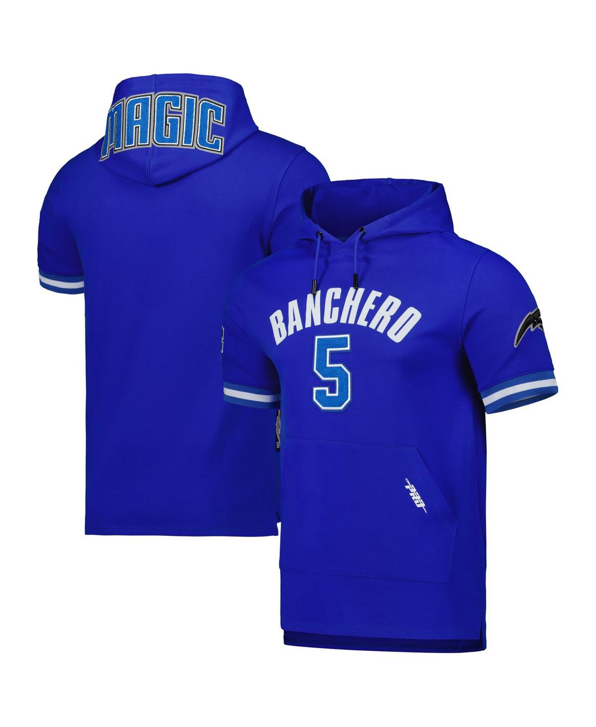 Pro Standard Men's  Paolo Banchero Royal Orlando Magic Name And Number Short Sleeve Pullover Hoodie In Royal