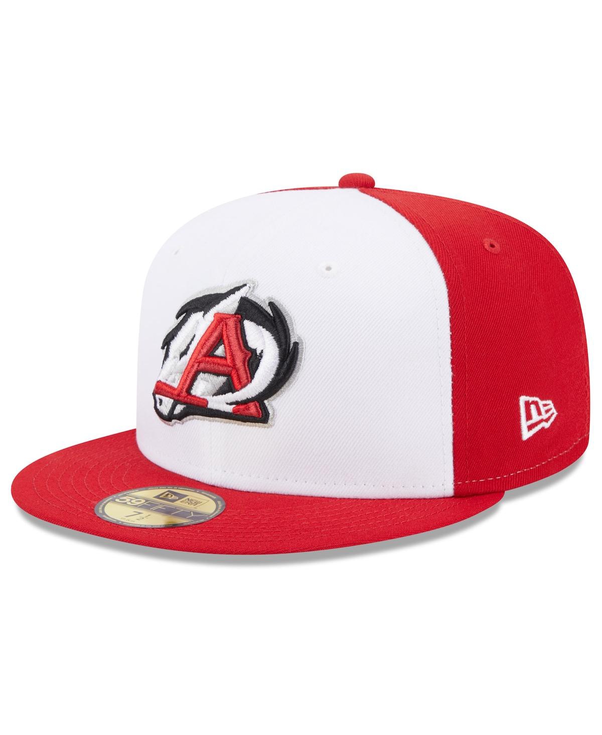 Men's New EraArkansas Travelers Authentic Collection Alternate Logo 59FIFTY Fitted Hat - White