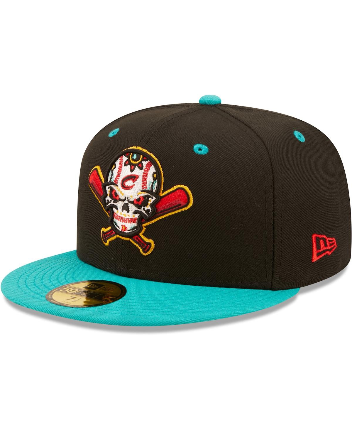Men's New Era Turquoise Veleros de Columbus Copa De La Diversion 59FIFTY Fitted Hat - Turquoise