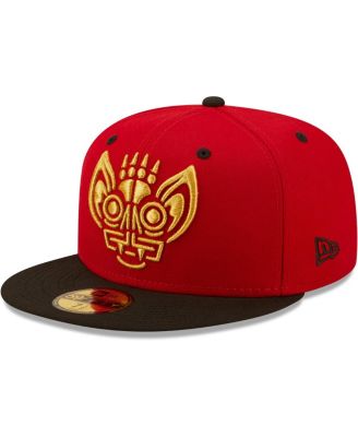 Men's Red, Black Murcielagos de Louisville Copa De La Diversion 59FIFTY Fitted Hat