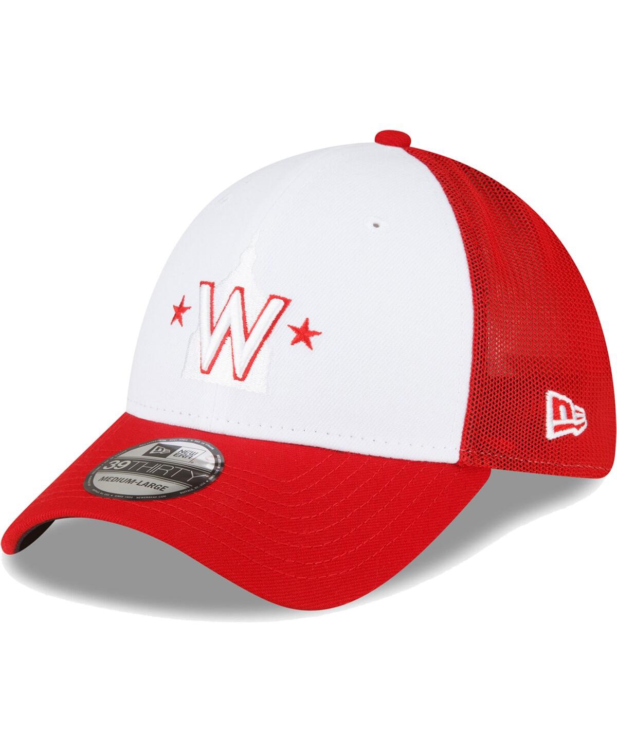 Men's New Era White Washington Nationals 2023 On-Field Batting Practice 39THIRTY Flex Hat - White