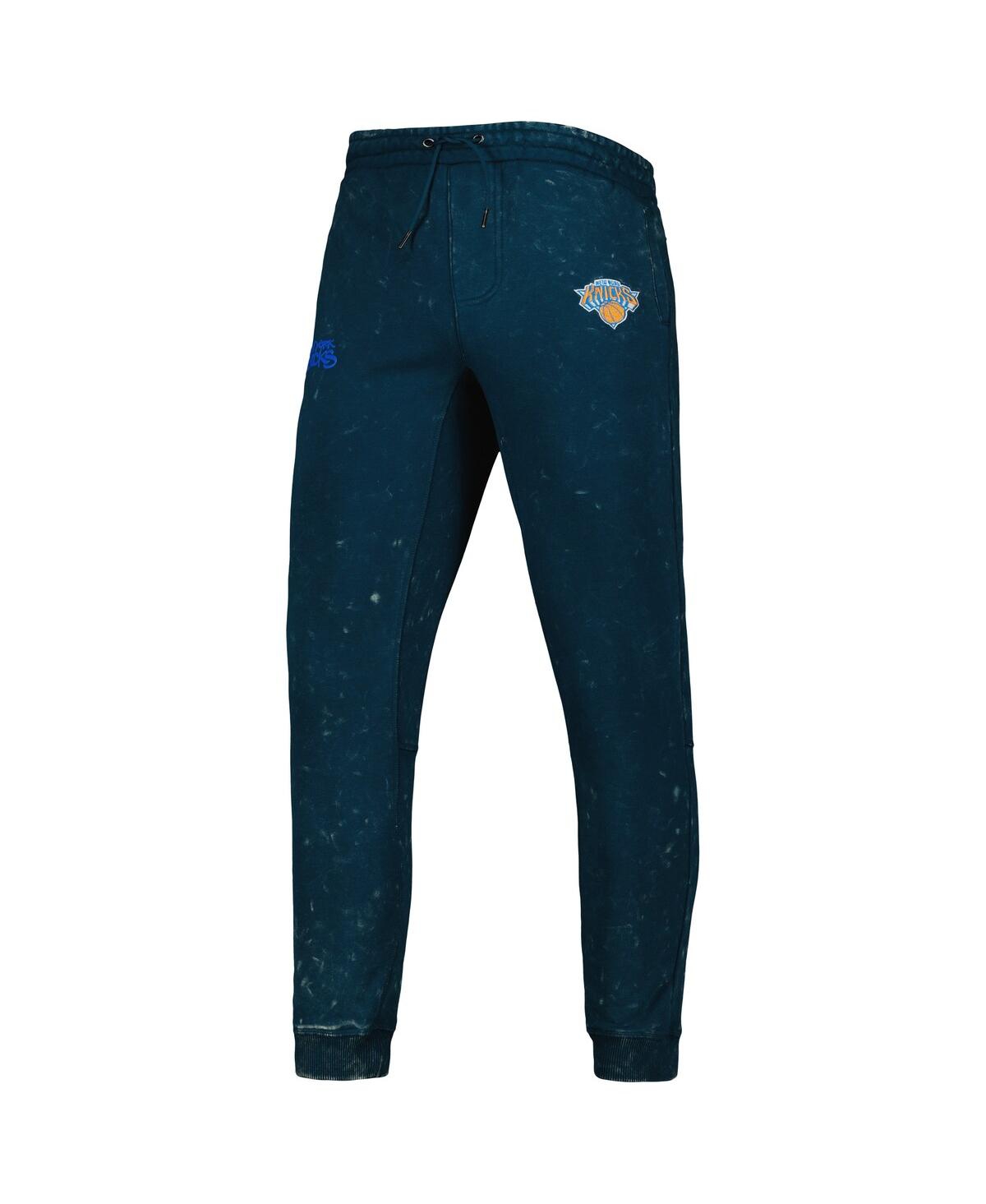 Shop The Wild Collective Men's And Women's  Blue New York Knicks Acid Tonal Jogger Pants