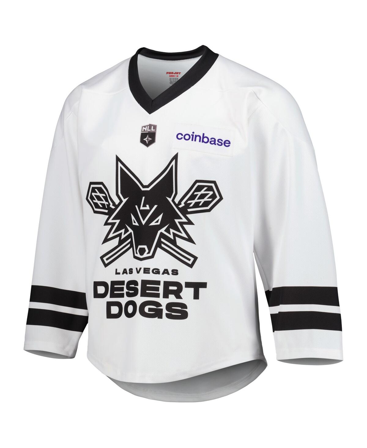 Men'sLas Vegas Desert Dogs Sublimated Replica Jersey - White