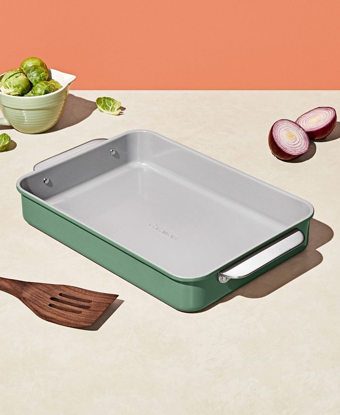 Caraway NonStick Ceramic Brownie Pan with Handles Macy's