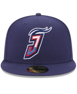 Men's Navy Jacksonville Jumbo Shrimp Authentic Collection Alternate Logo 59FIFTY Fitted Hat