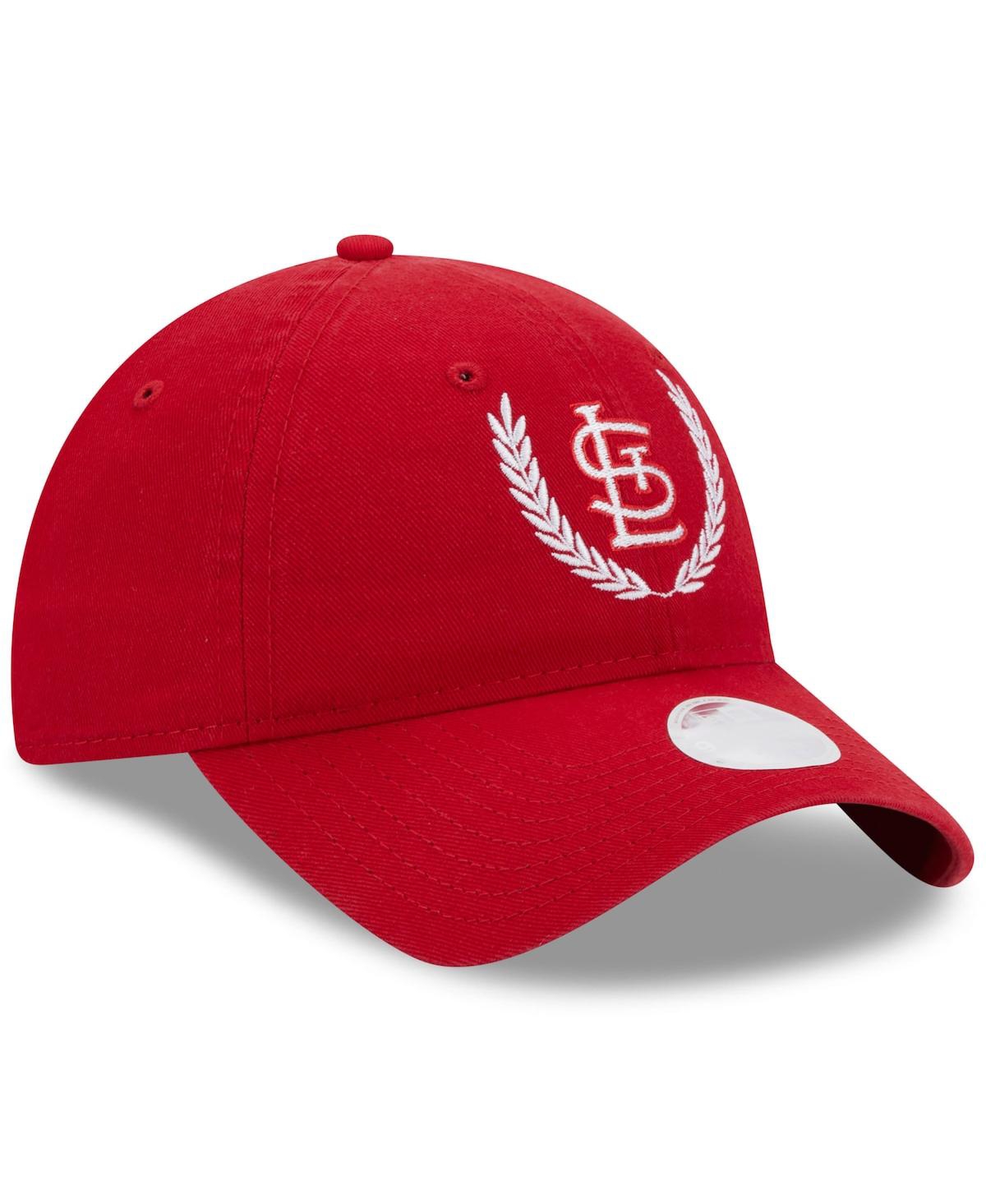 New Era Red St. Louis Cardinals Leaves 9twenty Adjustable Hat In Red