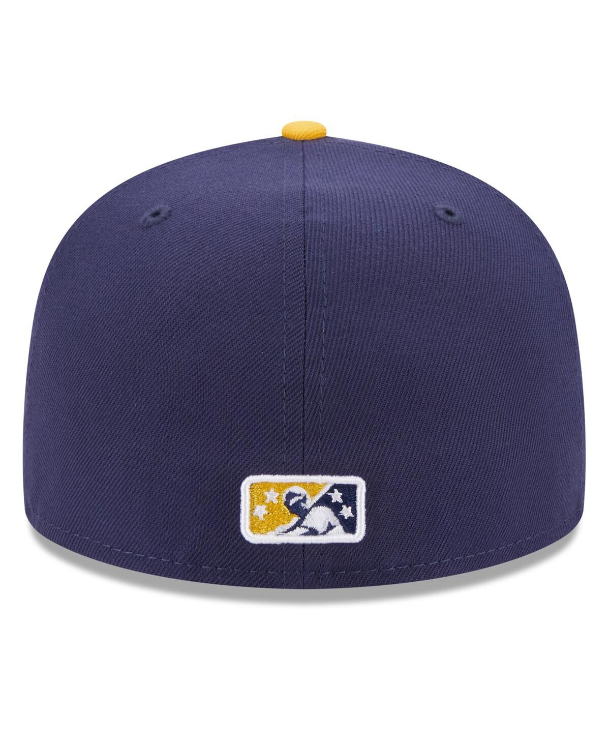 New Era Navy Brooklyn Cyclones Authentic Collection Alternate Logo 59fifty Fitted Hat In Navy