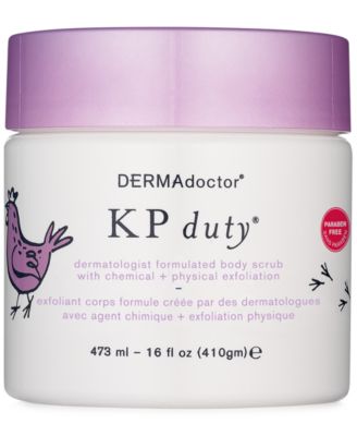DERMAdoctor - KP Duty Dermatologist Formulated Body Scrub with Chemical + Physical Exfoliation