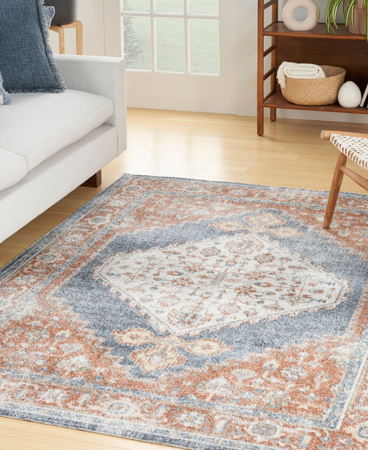 Nourison Home Astra Machine Washable ASW11 6'7" x 9' Area Rug