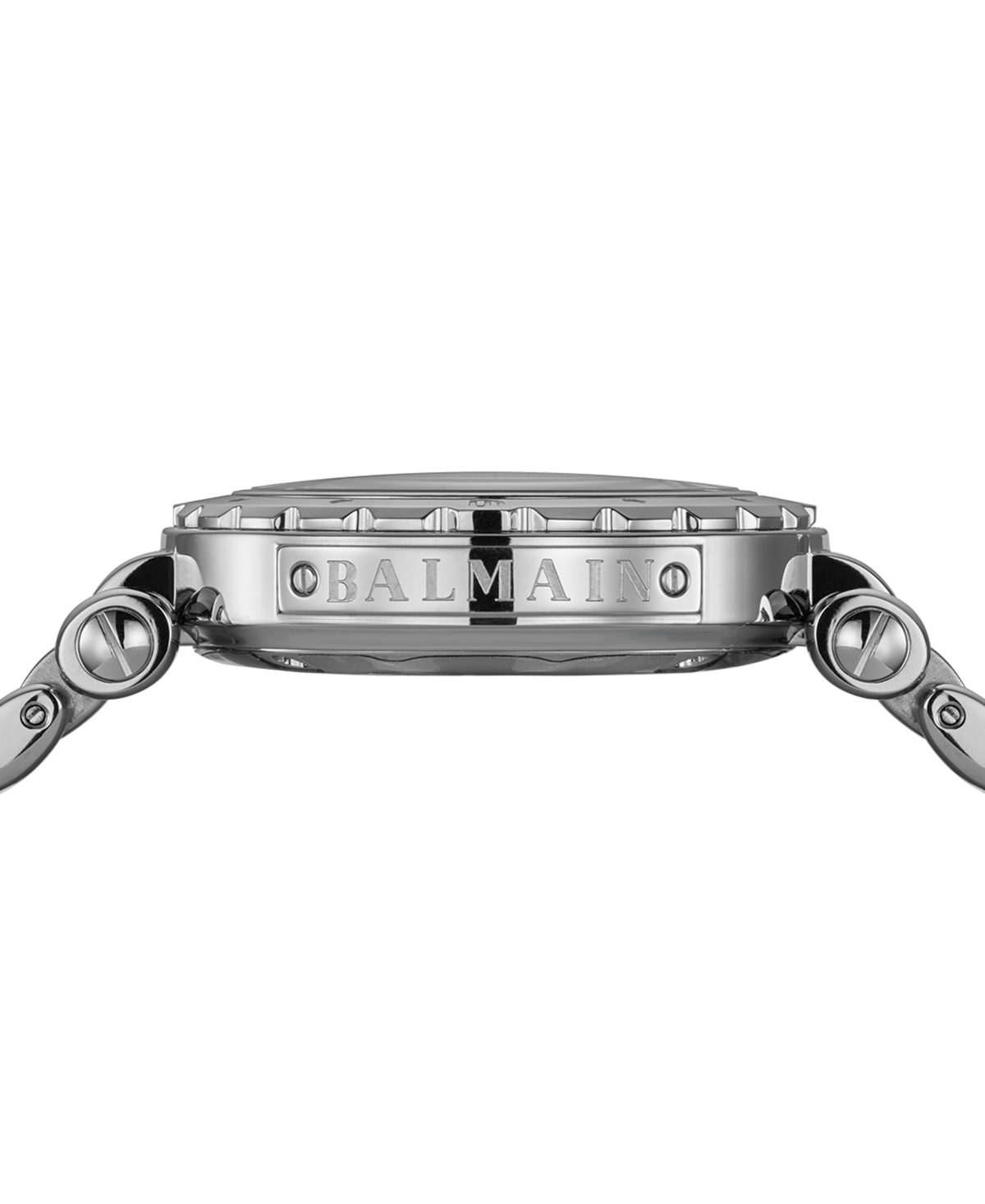 Shop Balmain Women's Swiss Chronograph Ia Diamond (1/20 Ct. T.w.) Stainless Steel Bracelet Watch 38mm In Silver