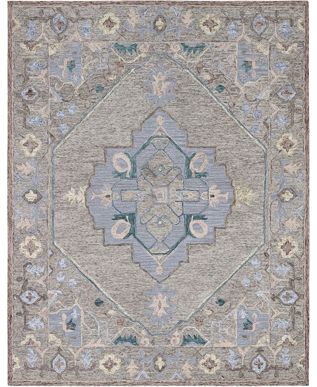 Creative Rugs Decor De-Soto D-1715 7'6in x 9'6in Area Rug - Beige