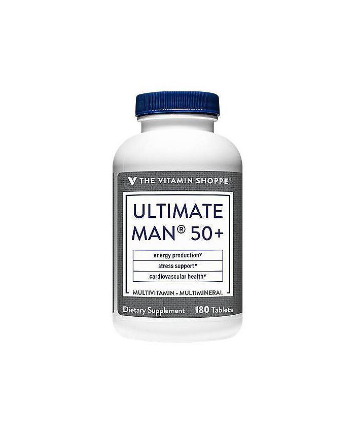 The Vitamin Shoppe Ultimate Man 50+ Multivitamin & Multimineral Energy Production, Stress
