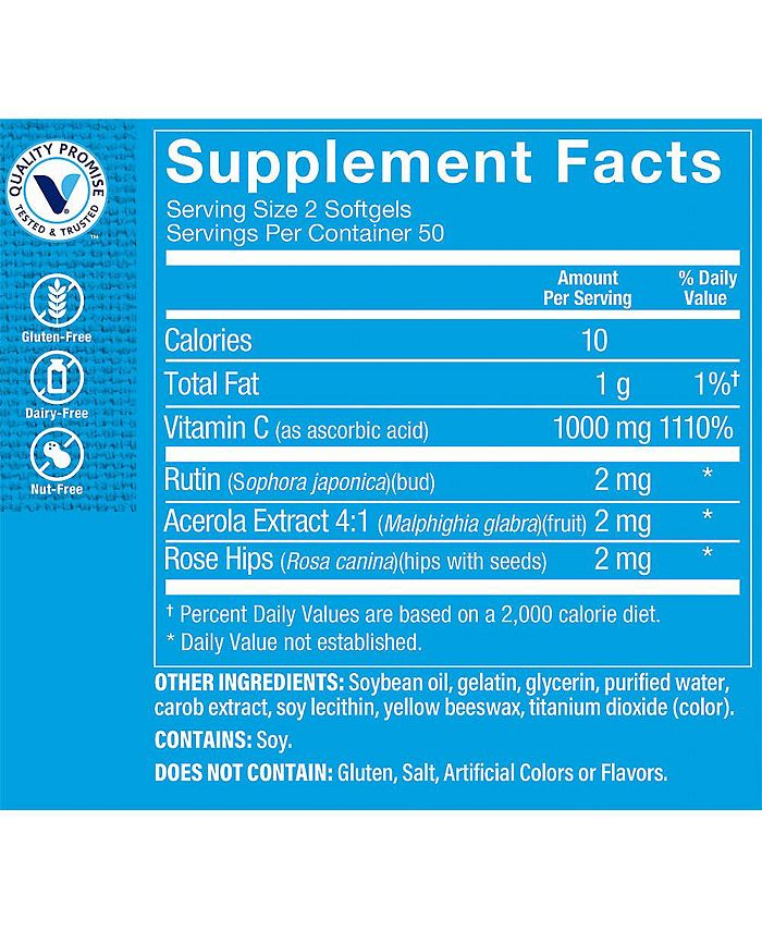 The Vitamin Shoppe Vitamin C Promotes Cardiovascular Health