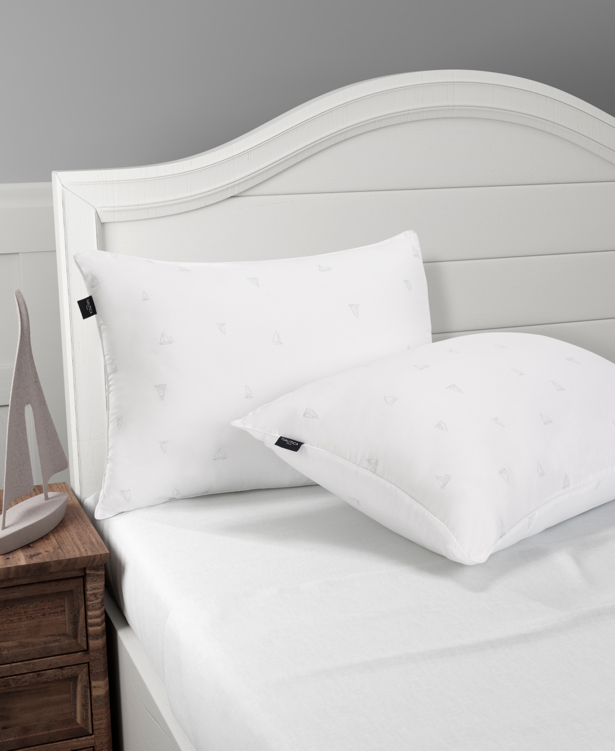 Nautica Home Sleep Max Jumbo Bed Pillow, Set Of 2 In White