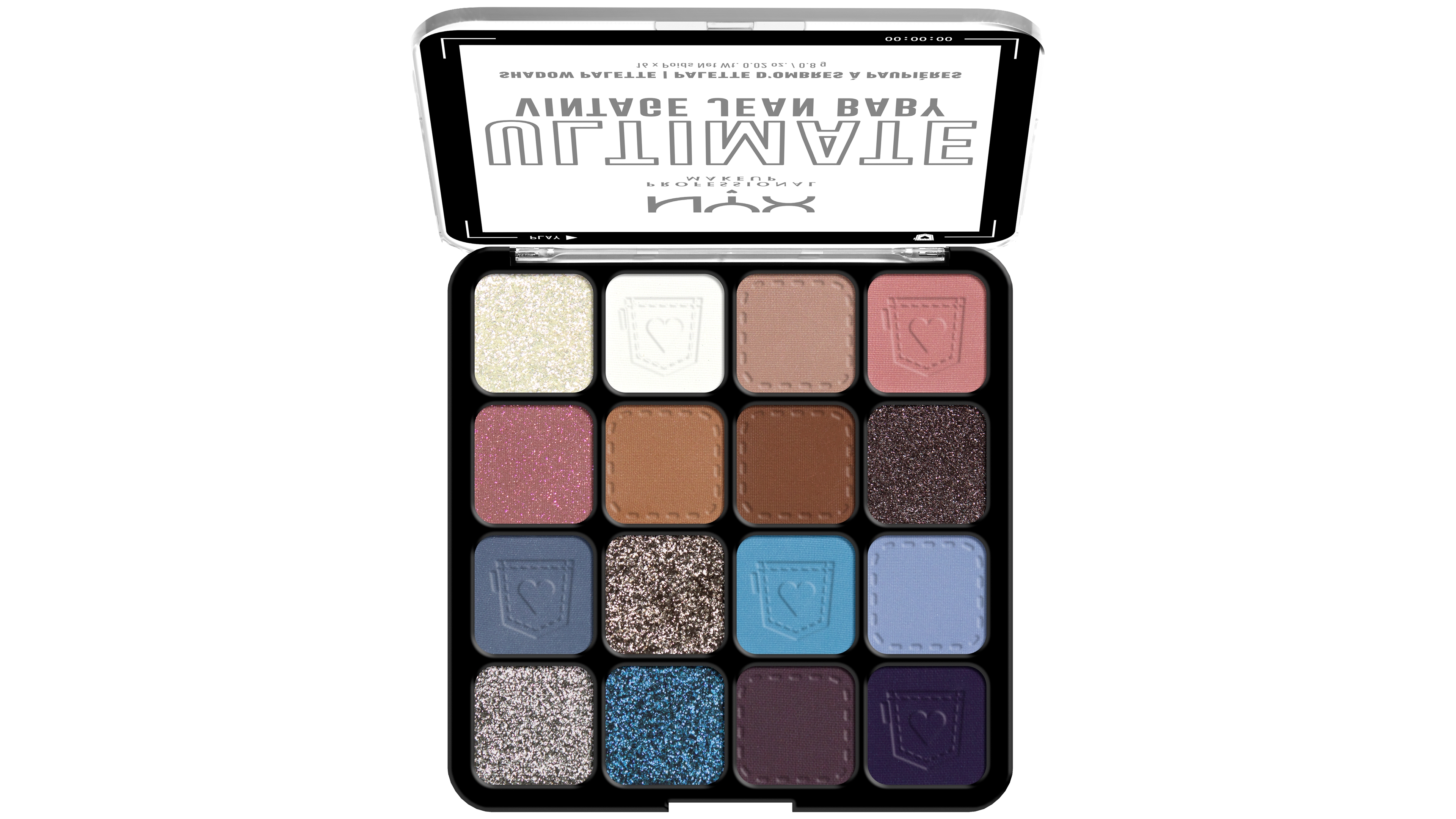 Nyx Professional Makeup Ultimate Shadow Palette - Vintage Jean Baby