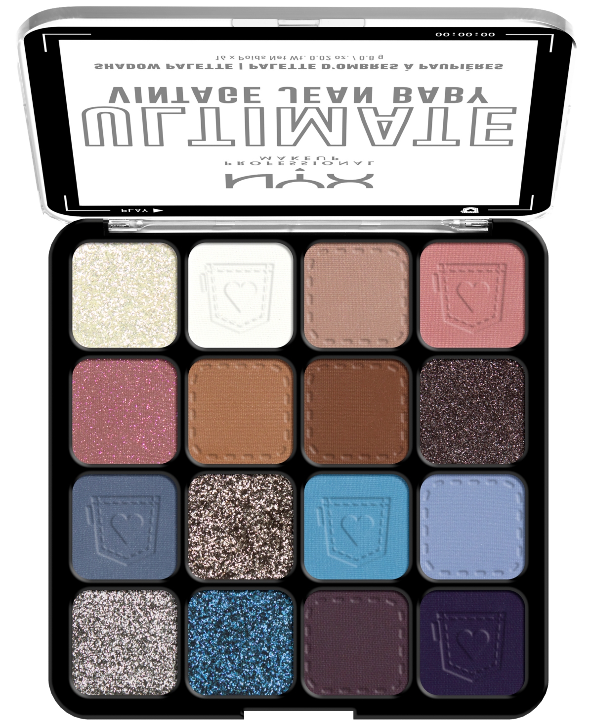 Nyx Professional Makeup Ultimate Shadow Palette - Vintage Jean Baby