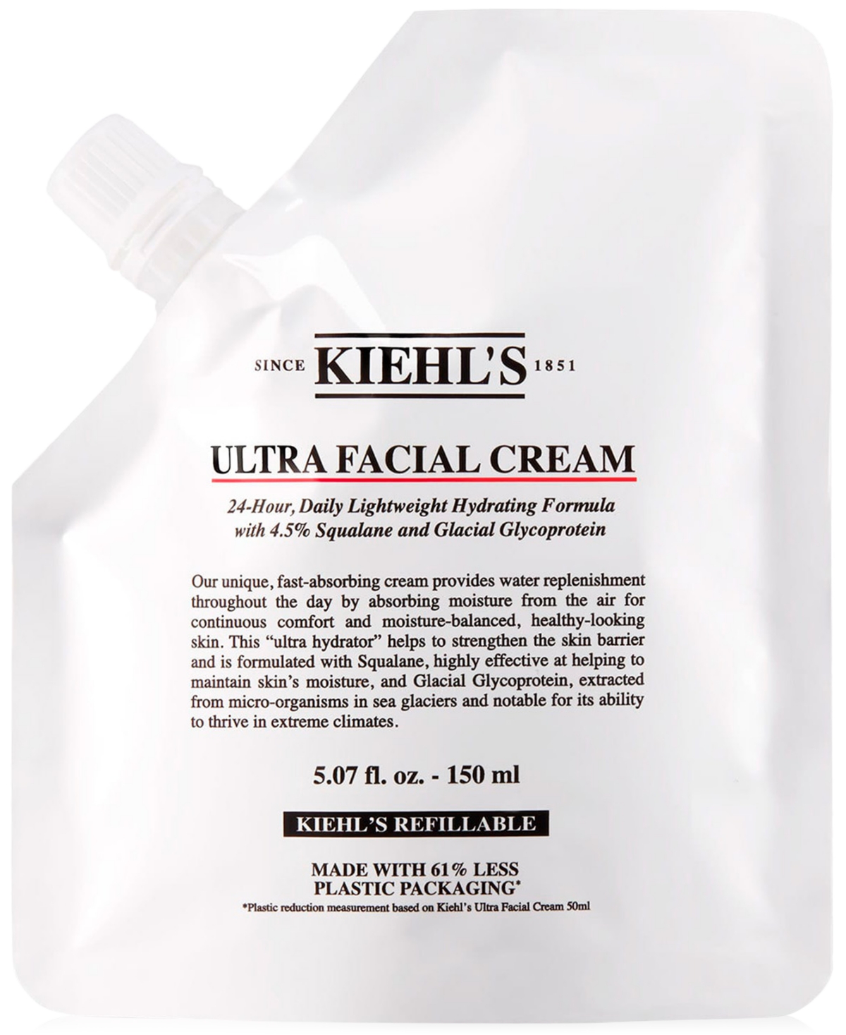 Ultra Facial Cream Refill Pouch, 5.07 oz.