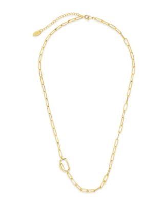 Polished Carabiner Station Necklace