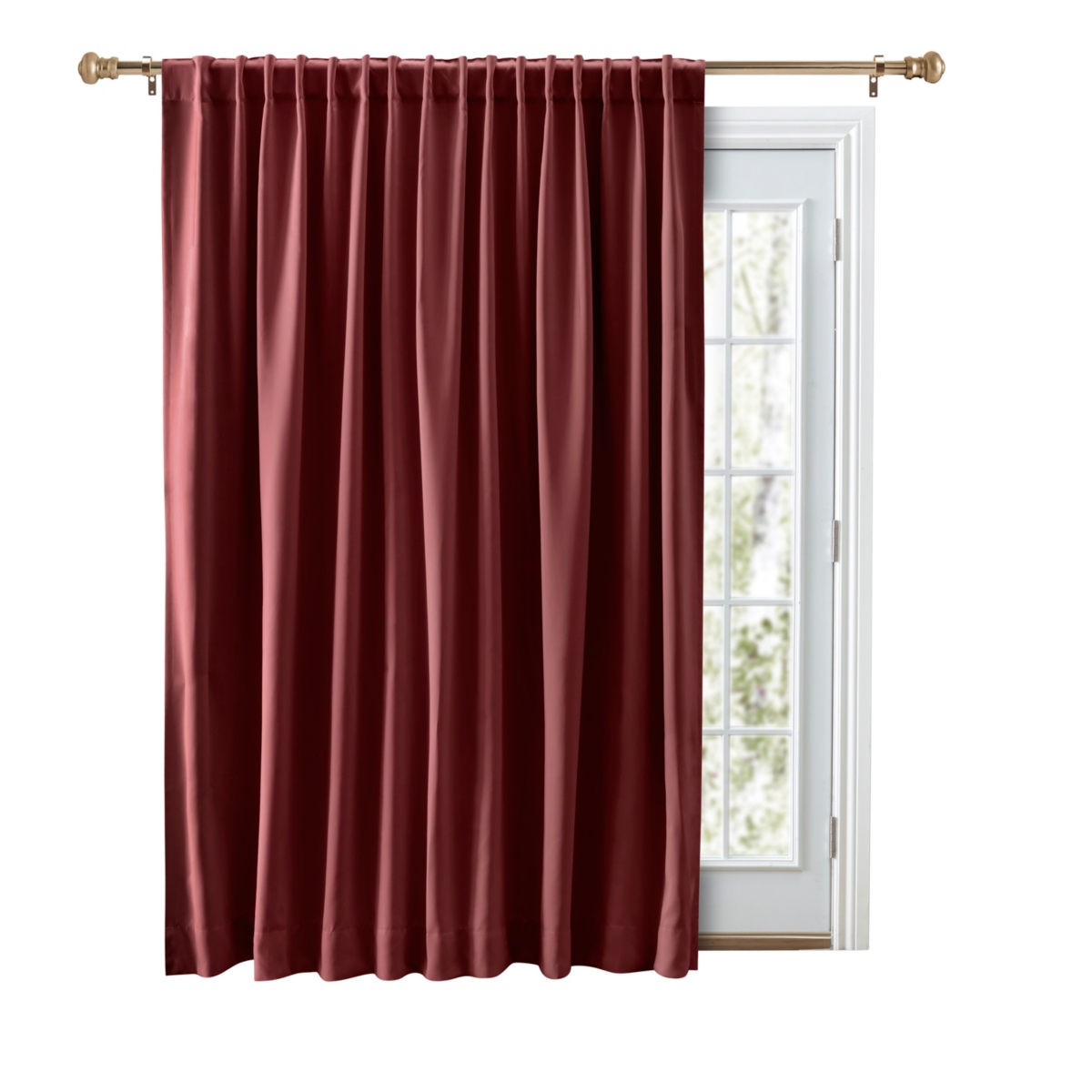 Ricardo Ultimate Black-Out 2-Way Pocket Double-wide Curtain Panel 112