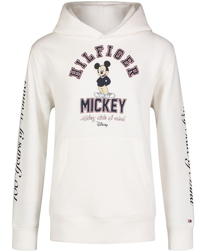 Tommy Hilfiger Big Boys Disney Hilfiger Mickey Long Sleeve Hoodie