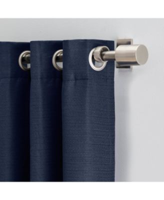 Grasscloth Lined Grommet Curtain Patio Panel w/Wand 110"W x 84"L