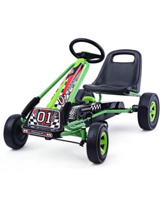 4 Wheels Kids Ride On Pedal Powered Bike Go Kart Racer Car Outdoor Play Toy