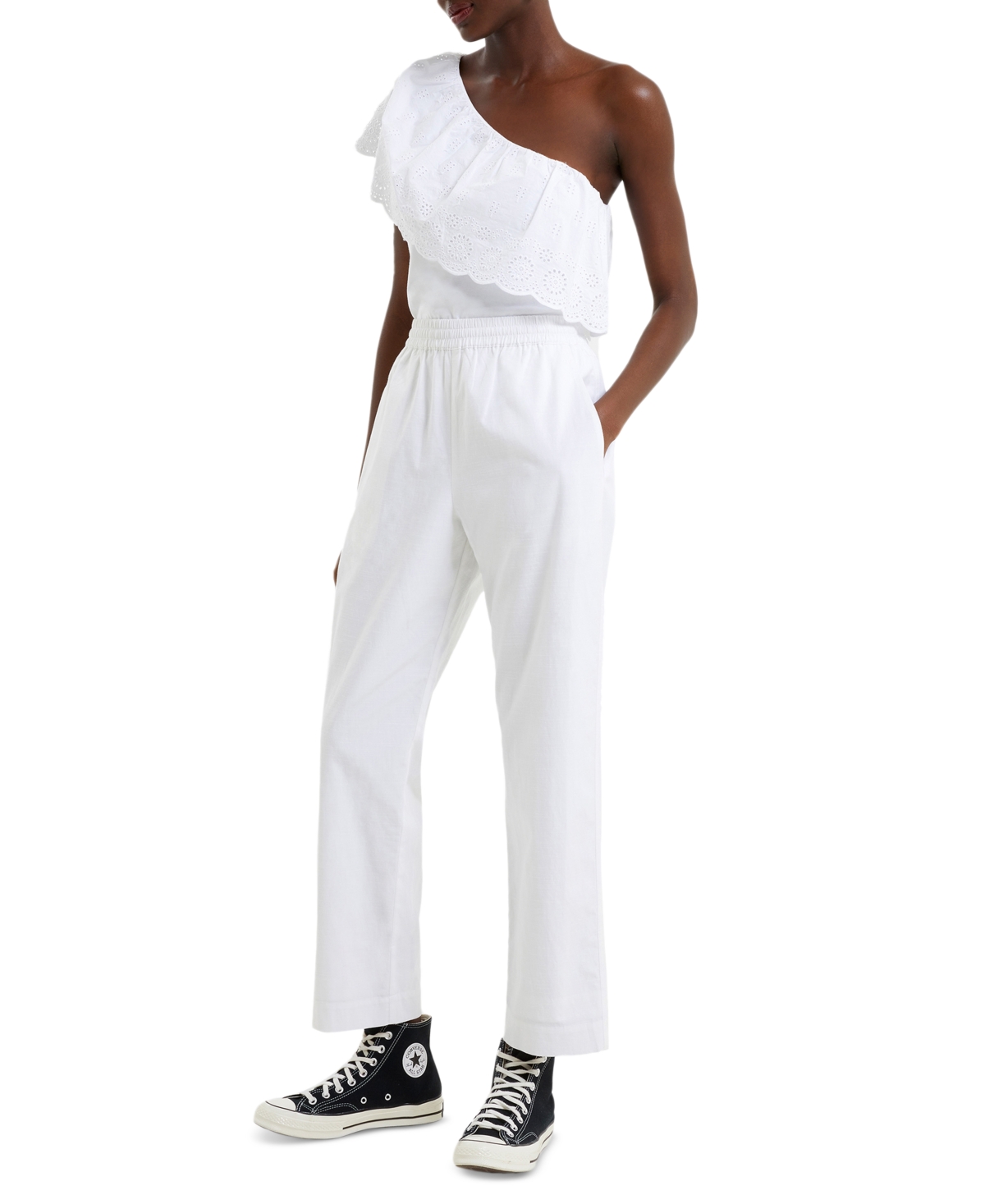 Women's Alania Pull-On Relaxed Pants - Linen White