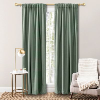 Grand Pointe Rod Pocket Curtain Panel w/Back Tabs 54"W x 96"L