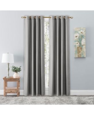 Glasgow Grommet Curtain Panel 56"W x 108"L