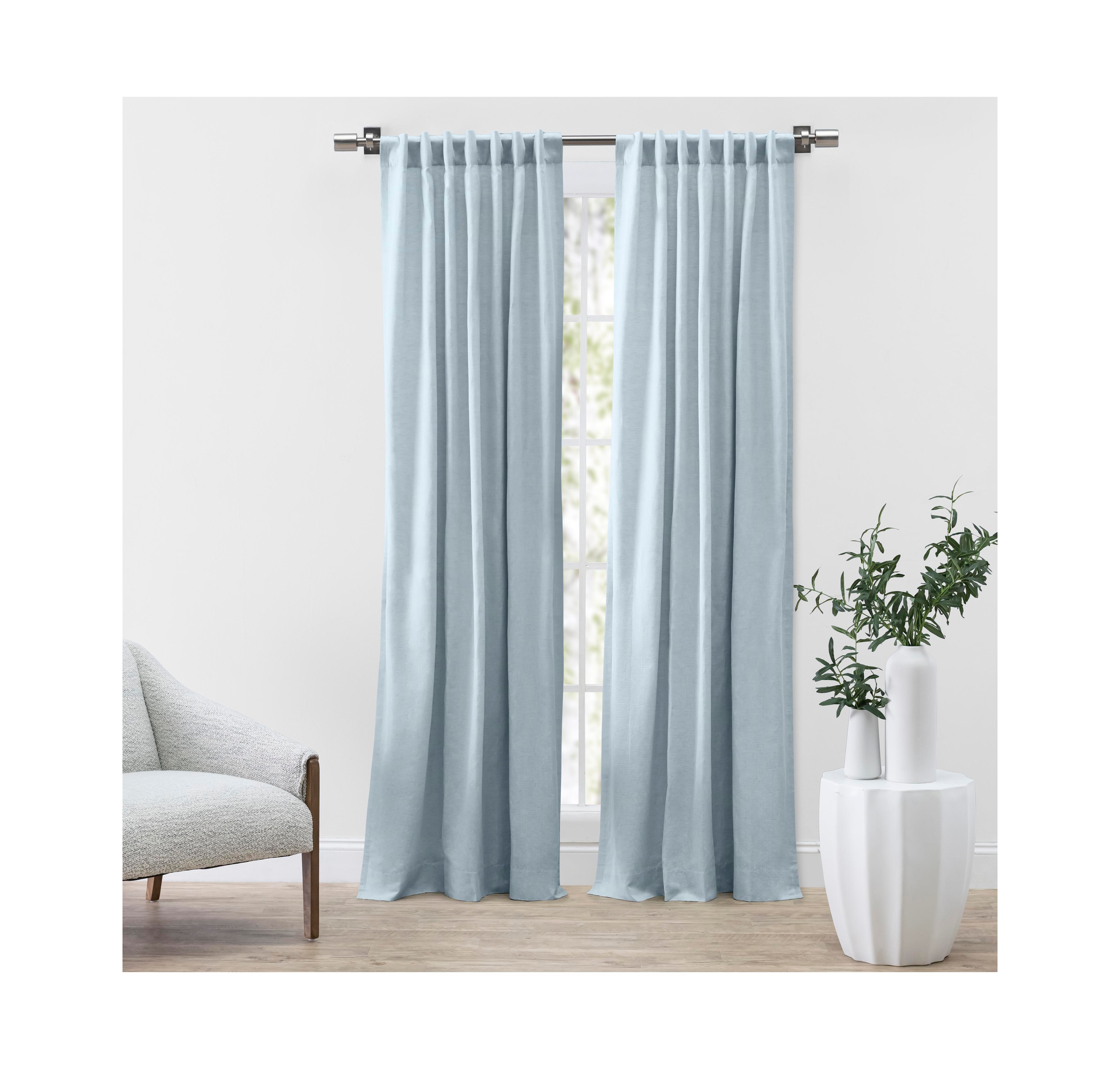 Ricardo Serene Rod Pocket with Back Tabs Curtain Panel 48"W x 96"L