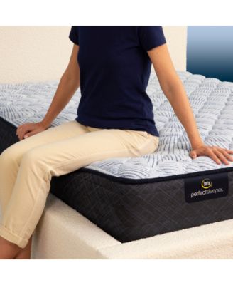 Perfect Sleeper Blue Lagoon Night 12" Firm Mattress Set, Queen Split