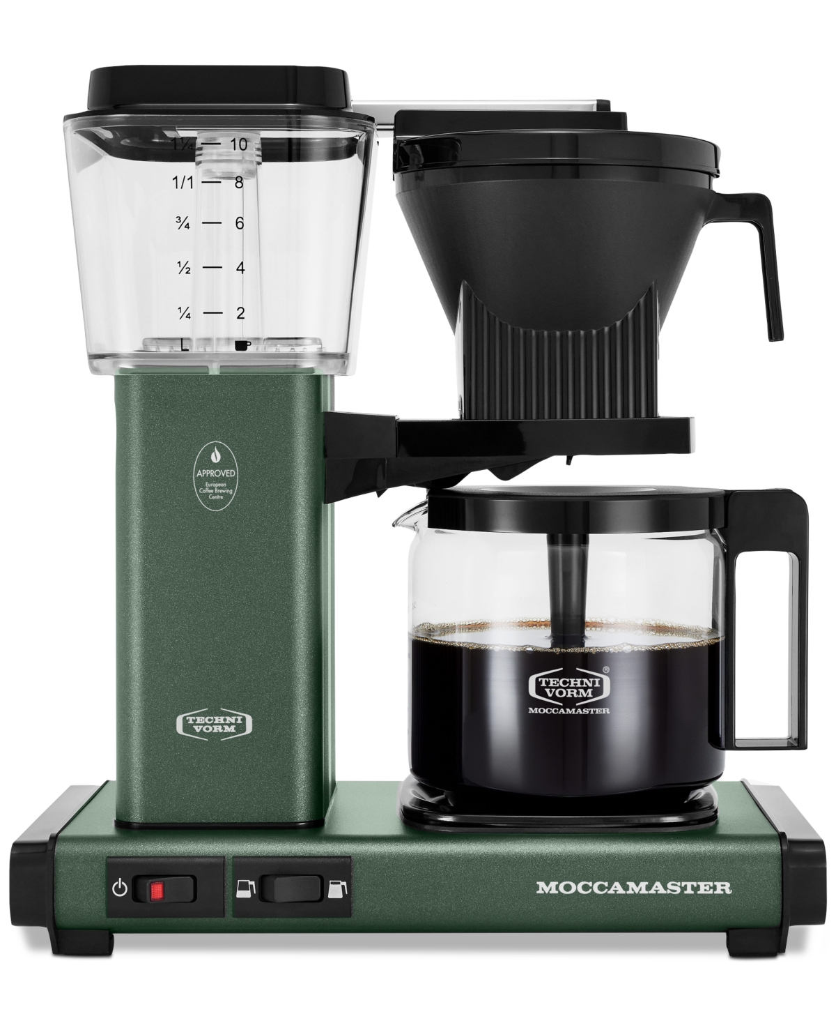 Shop Moccamaster Kbgv Select Glass Carafe Coffee Brewer In Juniper