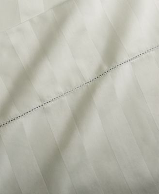 CLOSEOUT! 1.5" Stripe Extra Deep Pocket 550 Thread Count 100% Cotton 4-Pc. Sheet Set, California King, Exclusively at Macy’s
