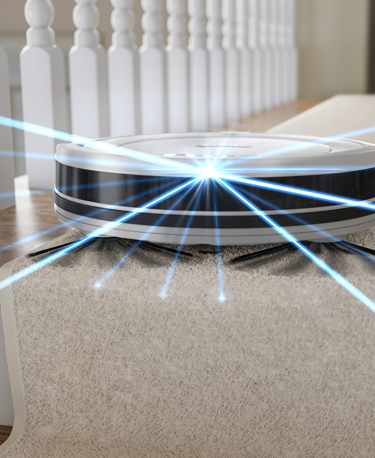 Shark Ion Wifi-connected Robot Vacuum Rv763 In White