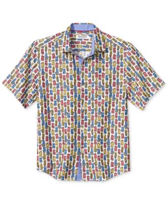 Tommy Bahama - Men's Coconut Point Tini Tiki Short-Sleeve Camp Shirt