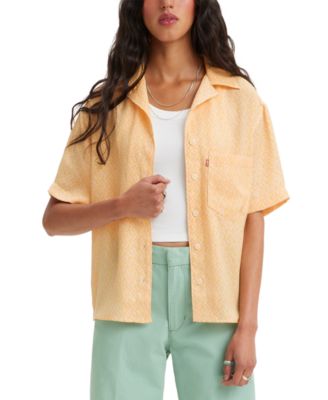 Women's Aiden Short-Sleeve Oversized Layering Shirt