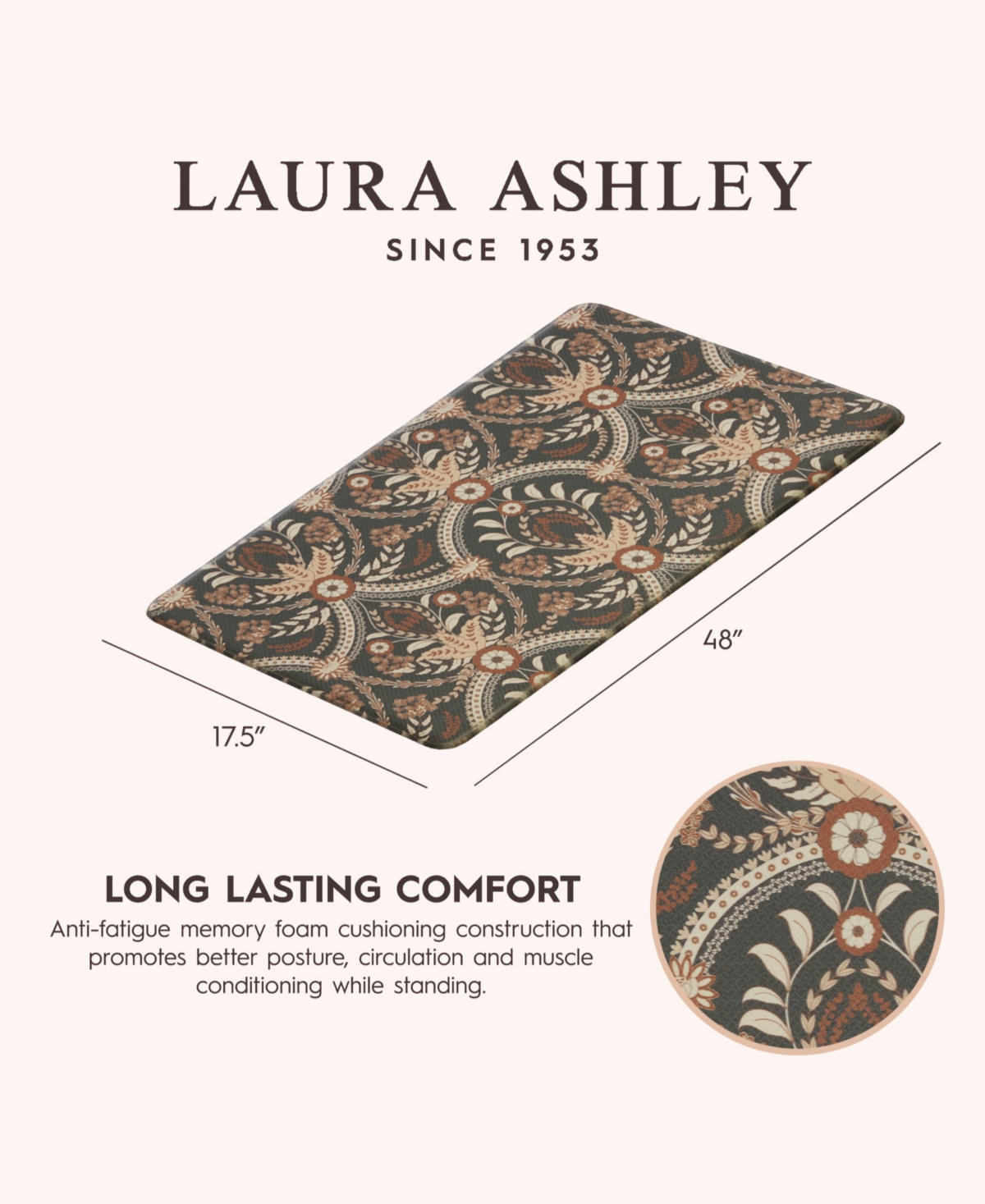Laura Ashley Almeida Piece Wellness Mats