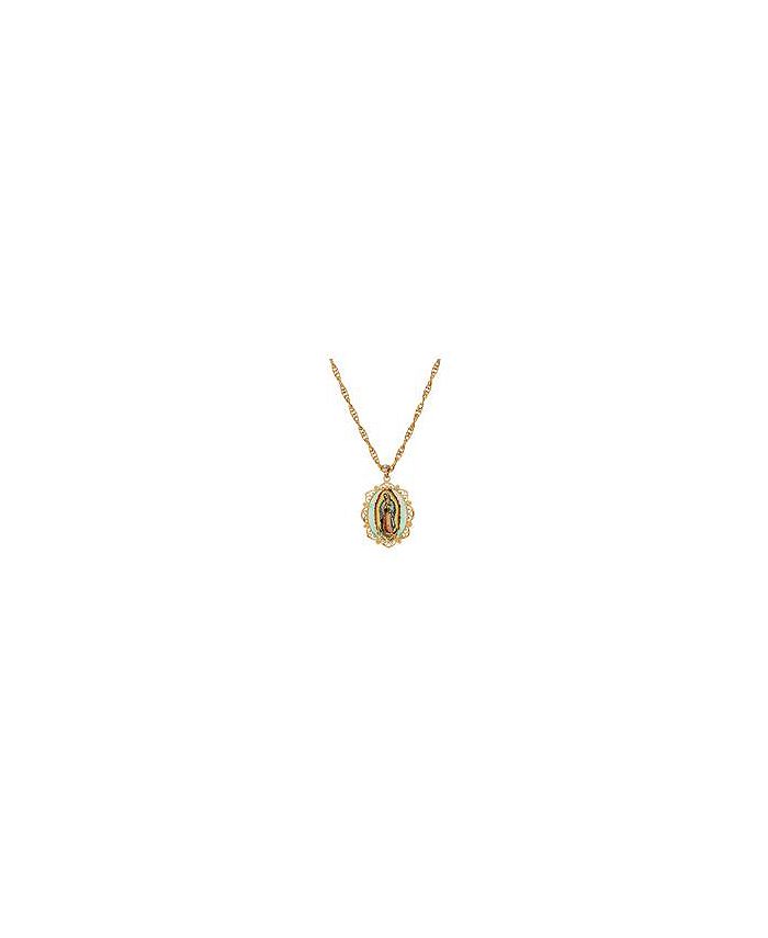 2028 Enamel Our Lady of Guadalupe Necklace Macy s