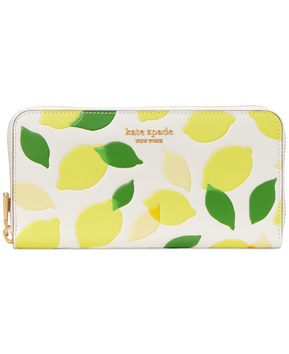 Kate Spade New York Morgan Lemon Drop Saffiano Leather Continental
