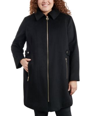 Macys plus size michael kors coat hotsell