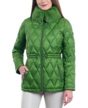 Michael kors top coats green