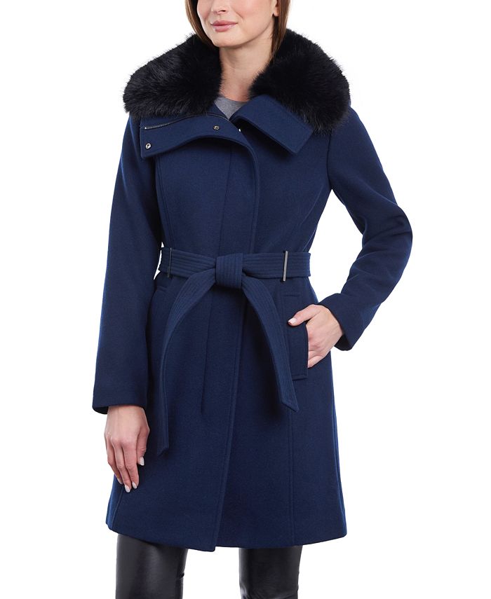 COS + Belted Faux Fur Coat